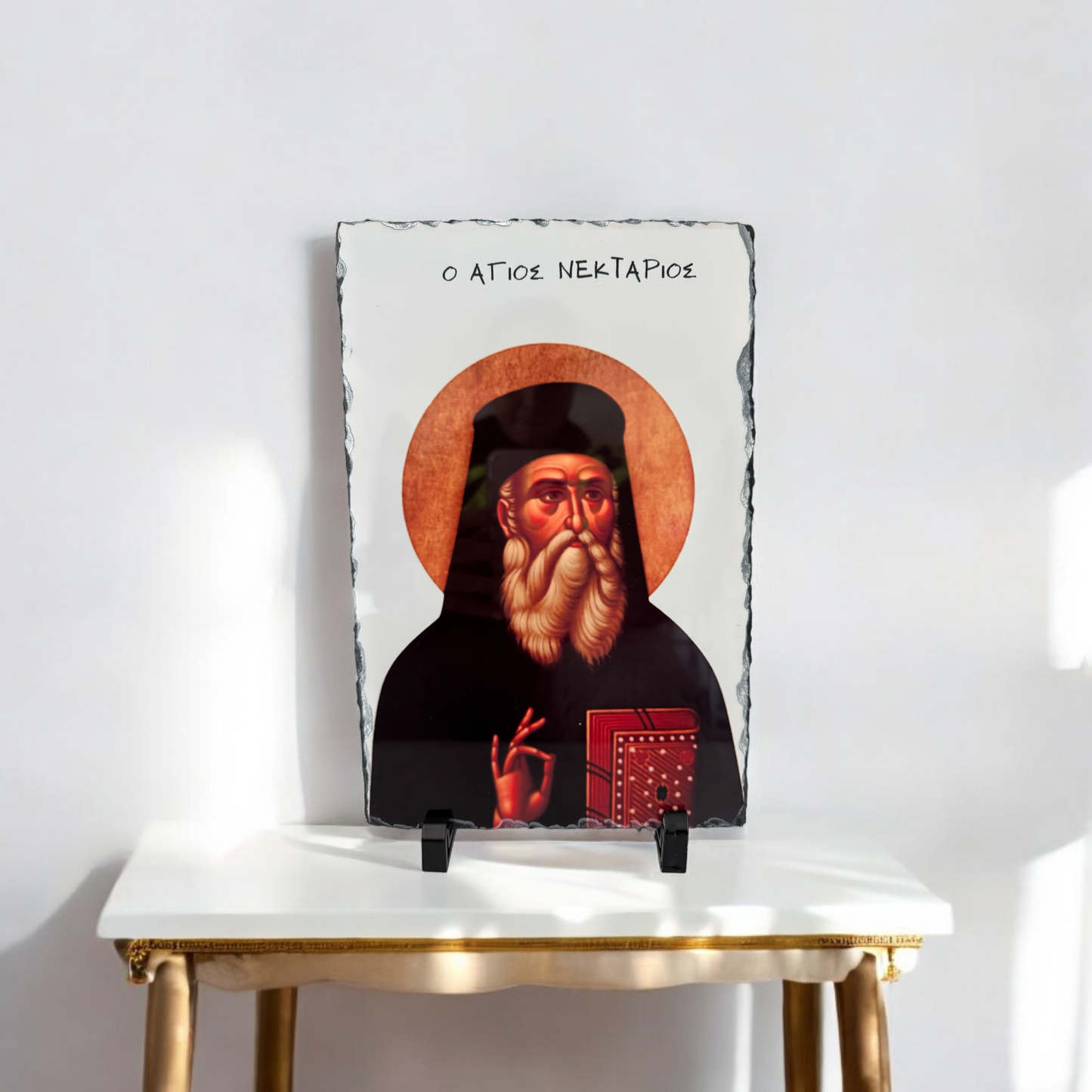 Saint Nektarios Slate Tile - Greek