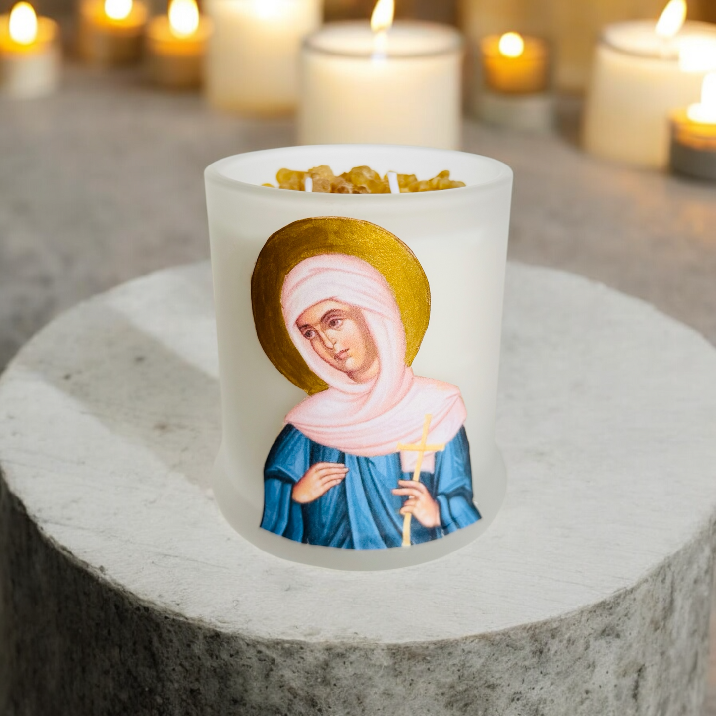 The 'Saint Nymfodora' Candle