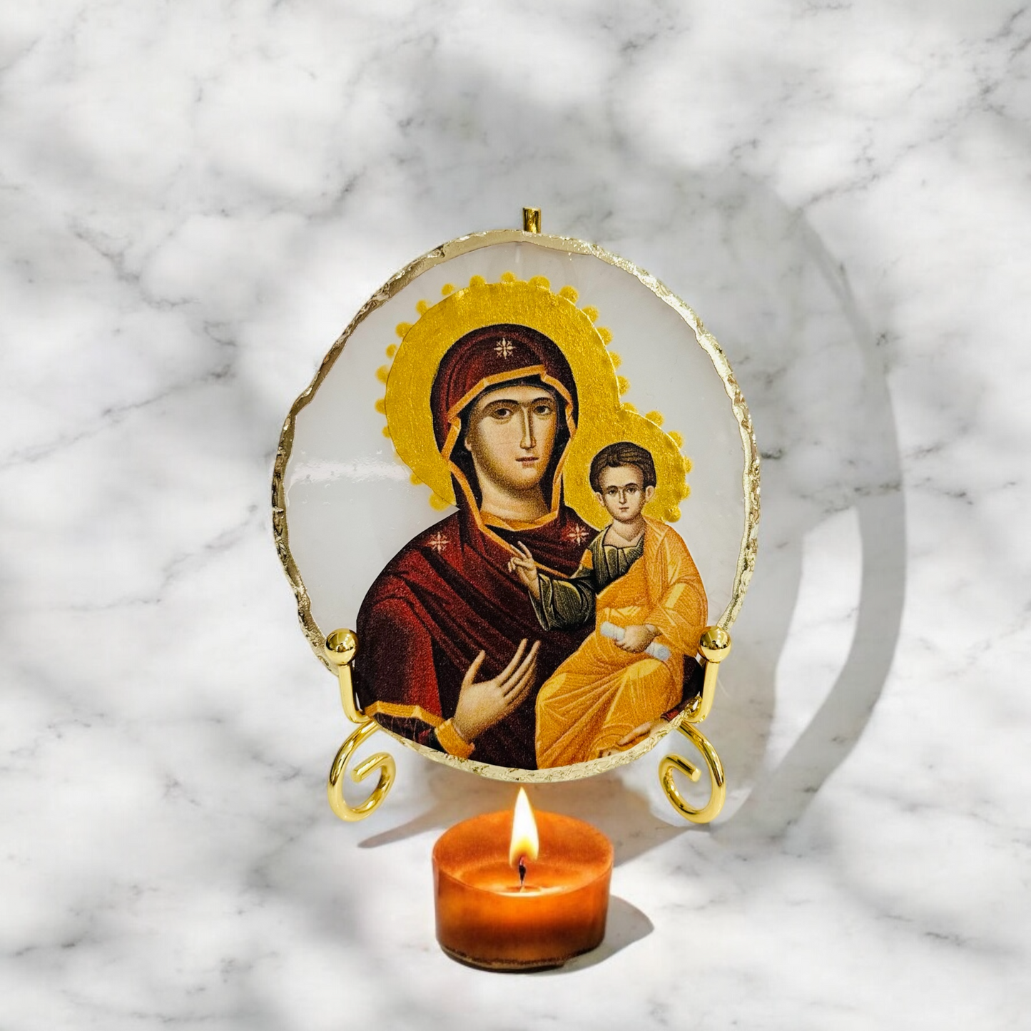 Panagia Resin Icon