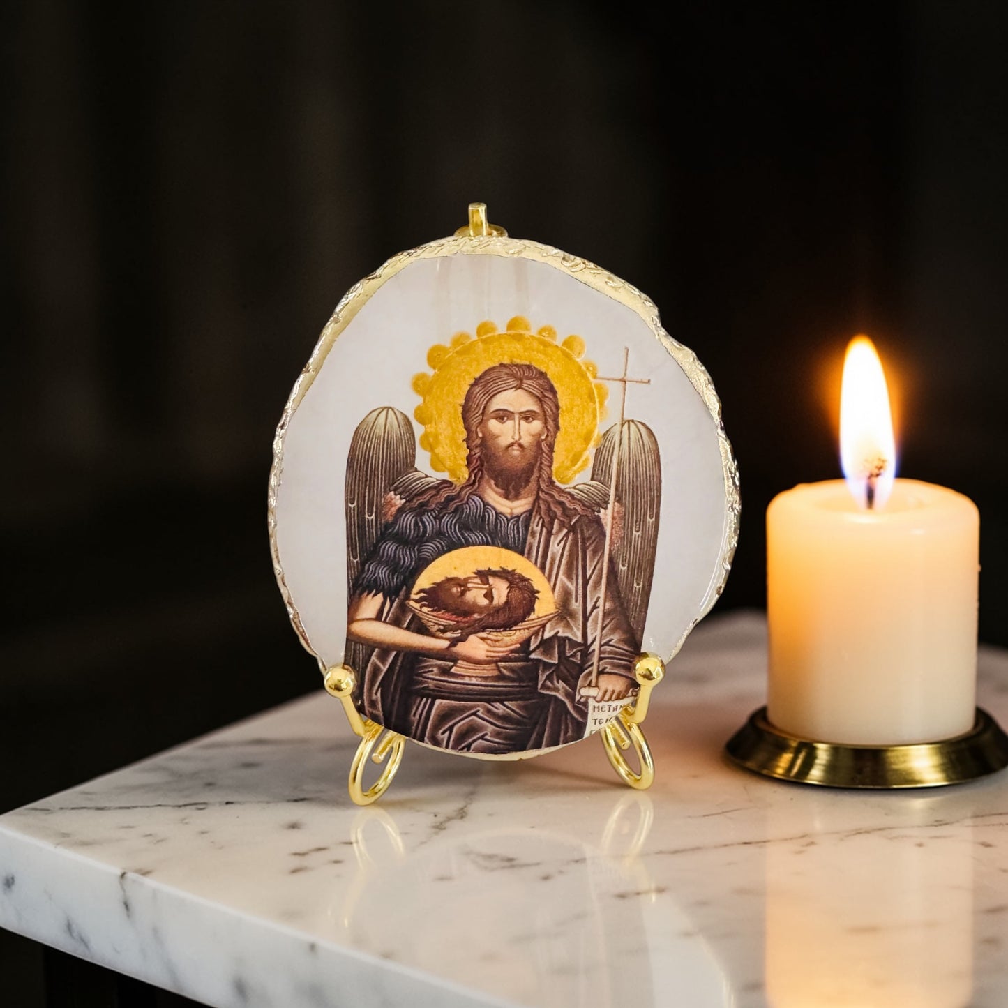 Saint John the Baptist Resin Icon