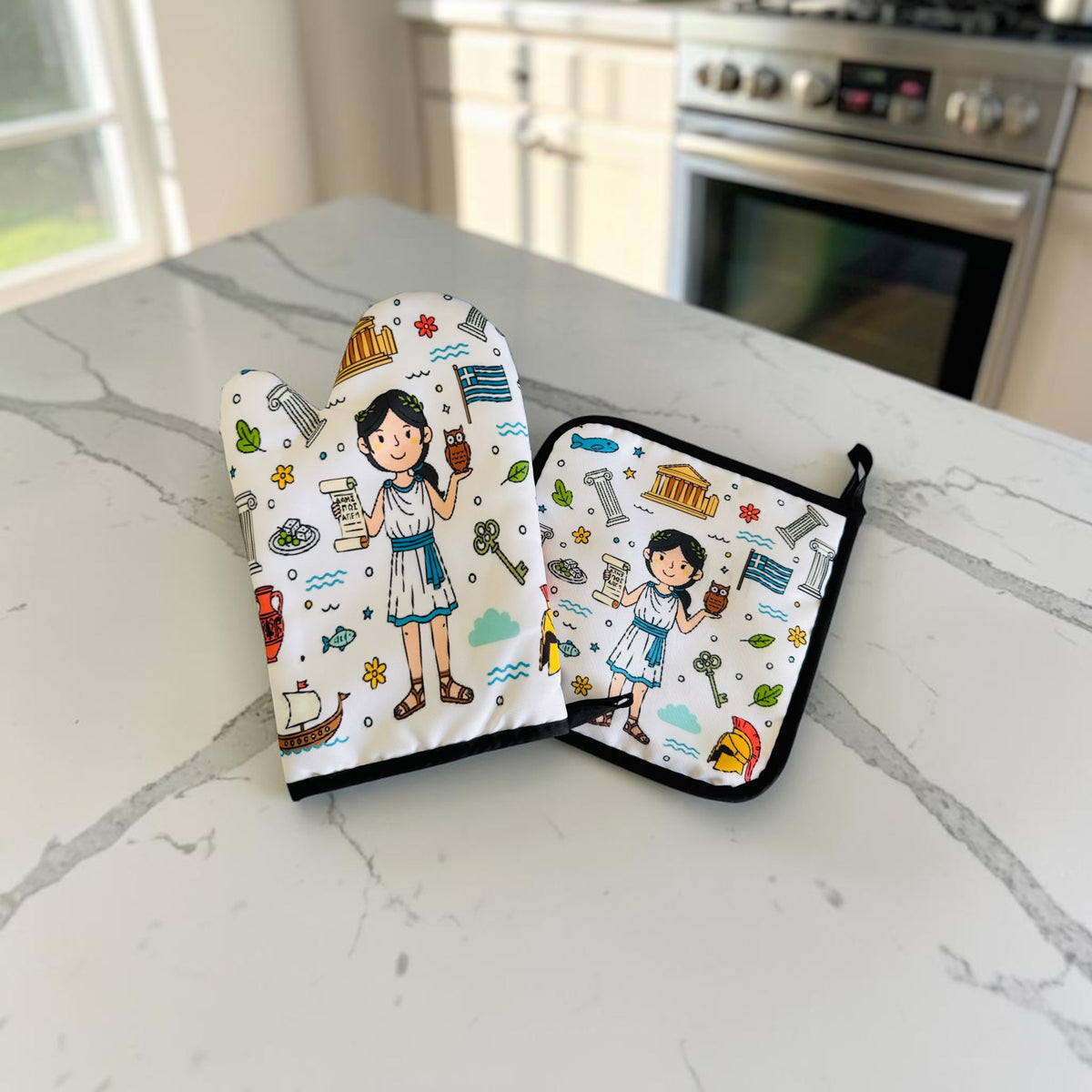 Greek Oven Mitten Pack