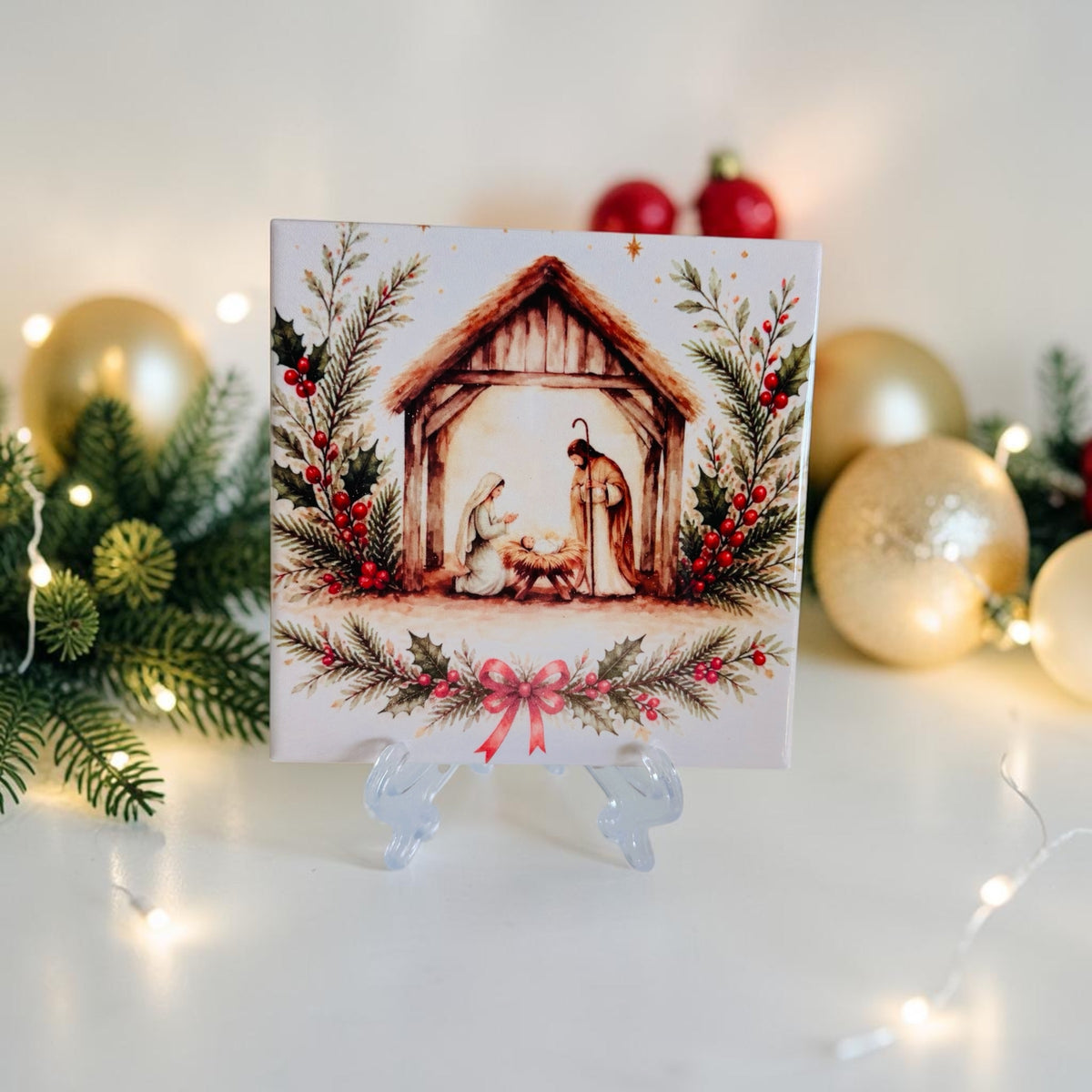 Nativity Scene Tile