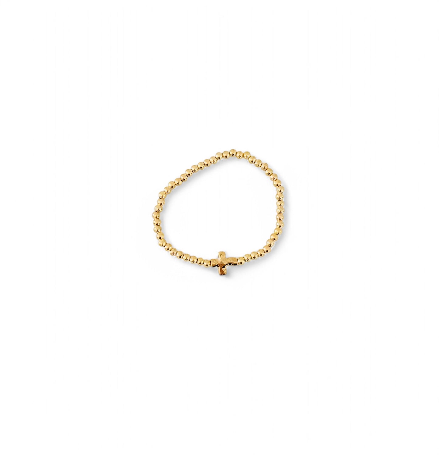 Beaded Cross Bracelet