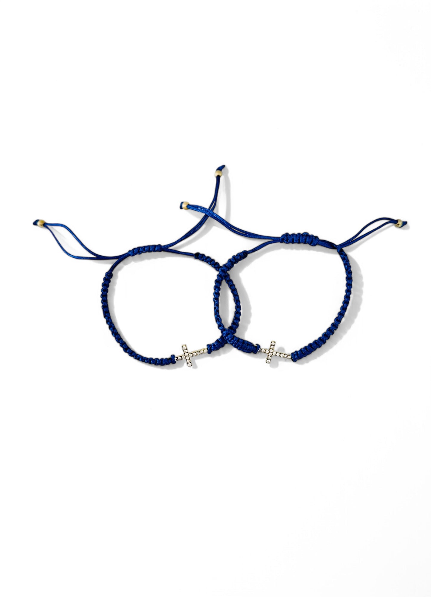 Rope Pull Bracelet with Cross