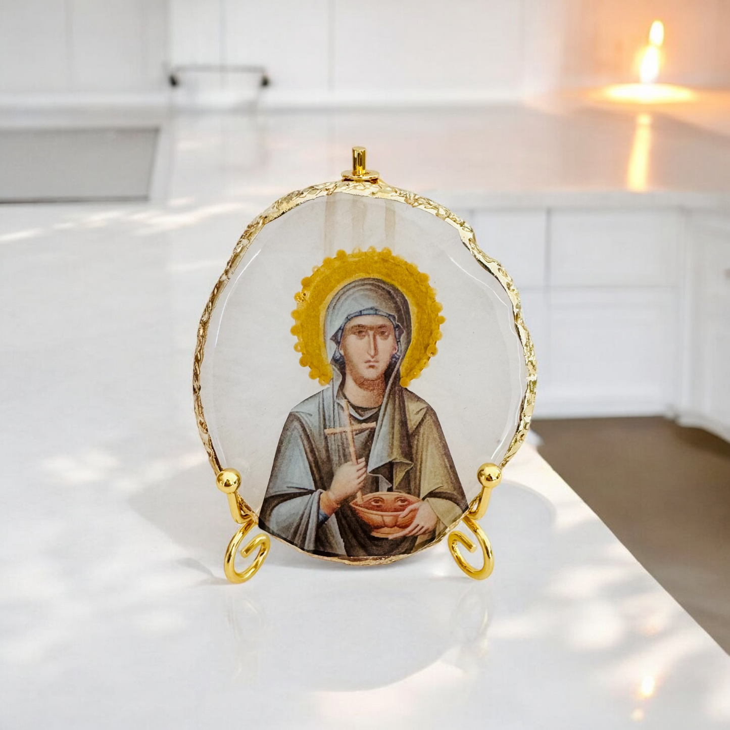 Saint Paraskevi Resin Icon