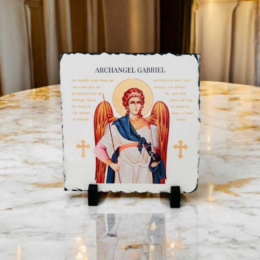 Archangel Gabriel Slate Tile