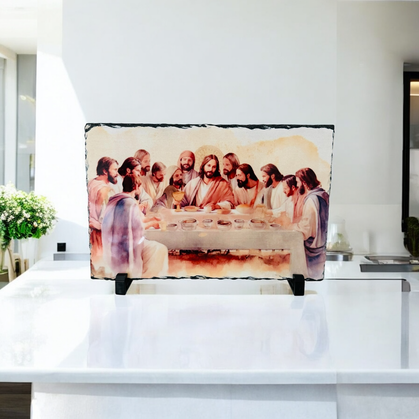 The Last Supper Slate Tile