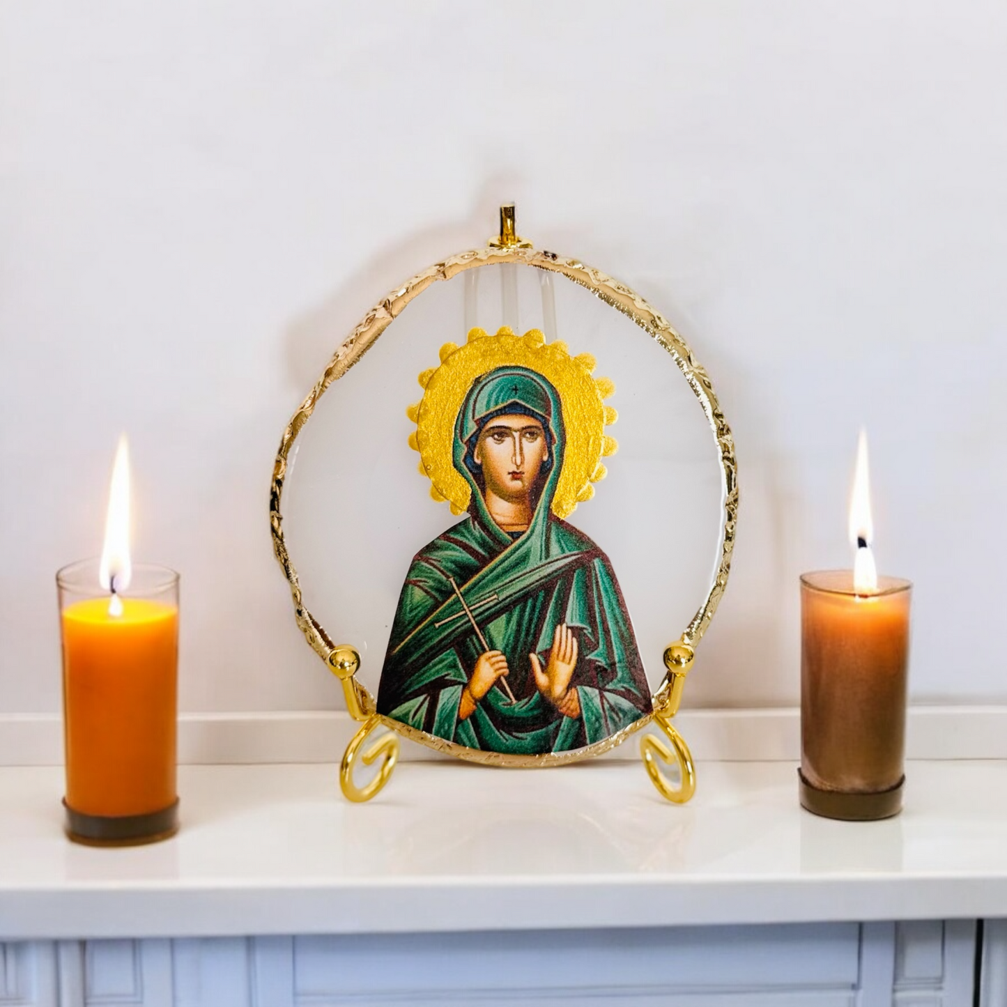 Saint Polixeni Resin Icon