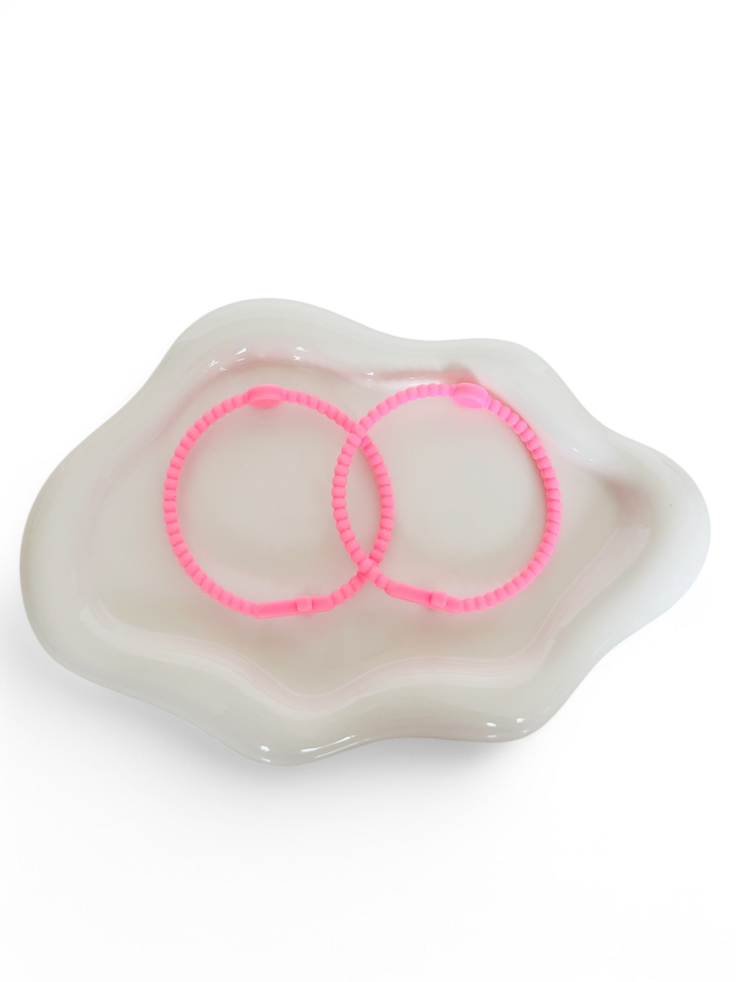 Silicone Beaded Cross Bracelet