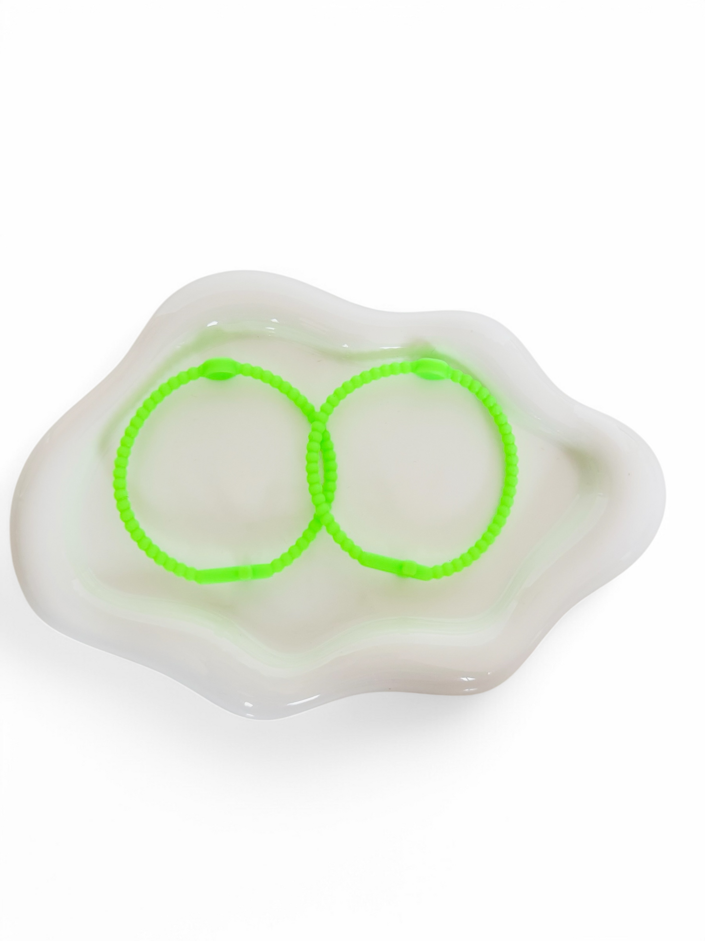 Silicone Beaded Cross Bracelet