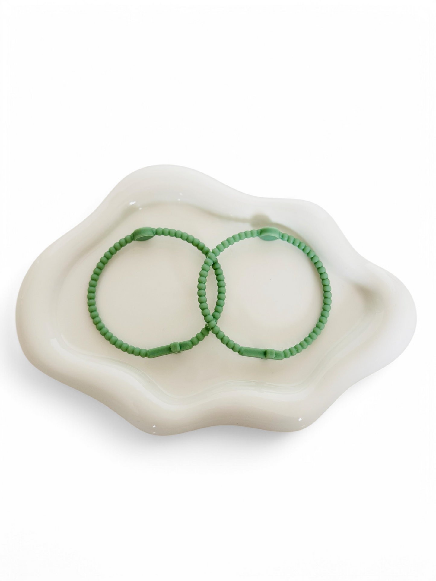 Silicone Beaded Cross Bracelet