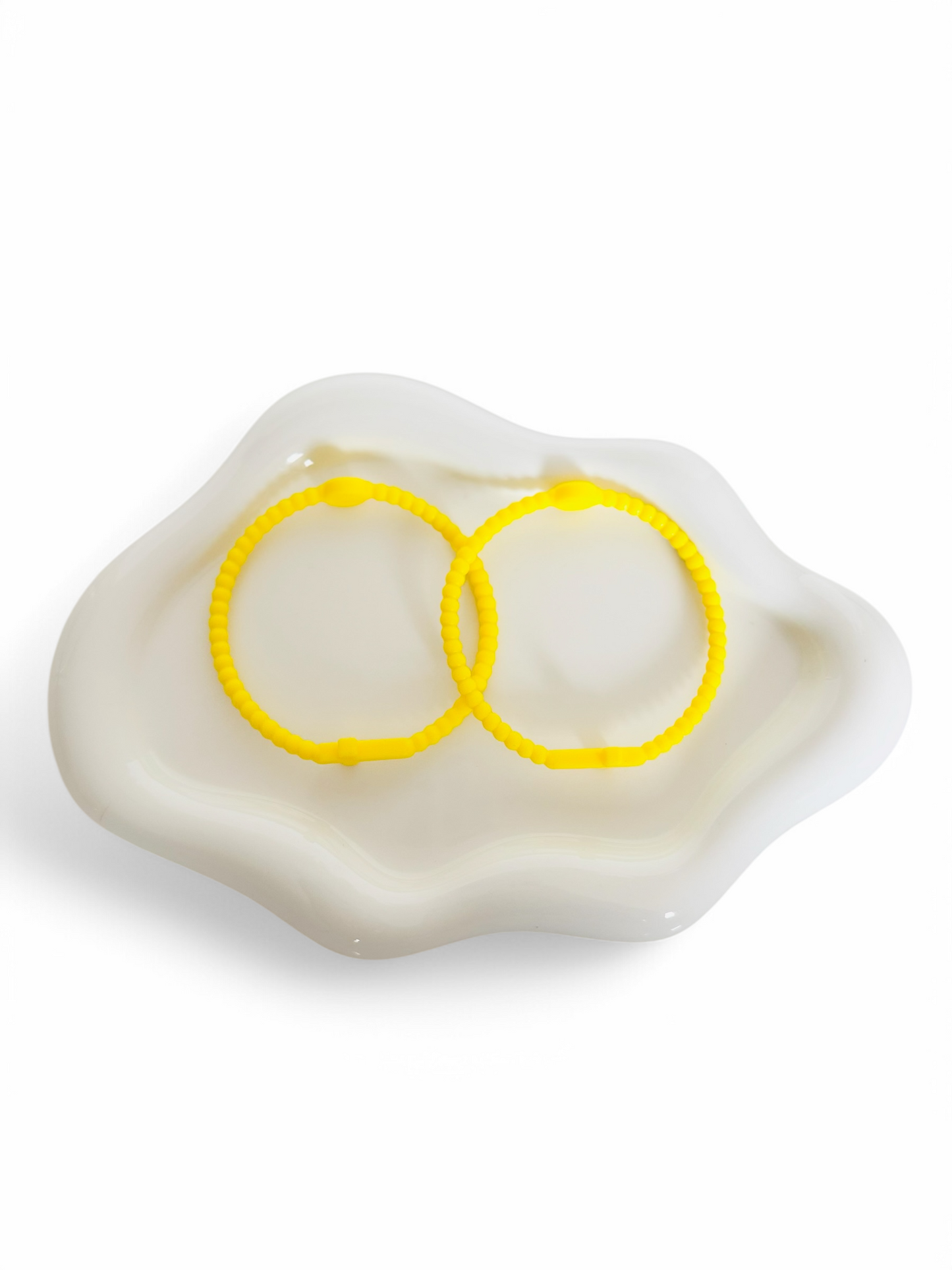 Silicone Beaded Cross Bracelet