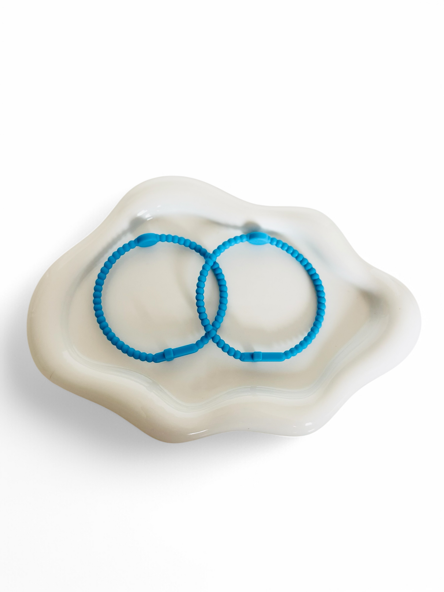 Silicone Beaded Cross Bracelet