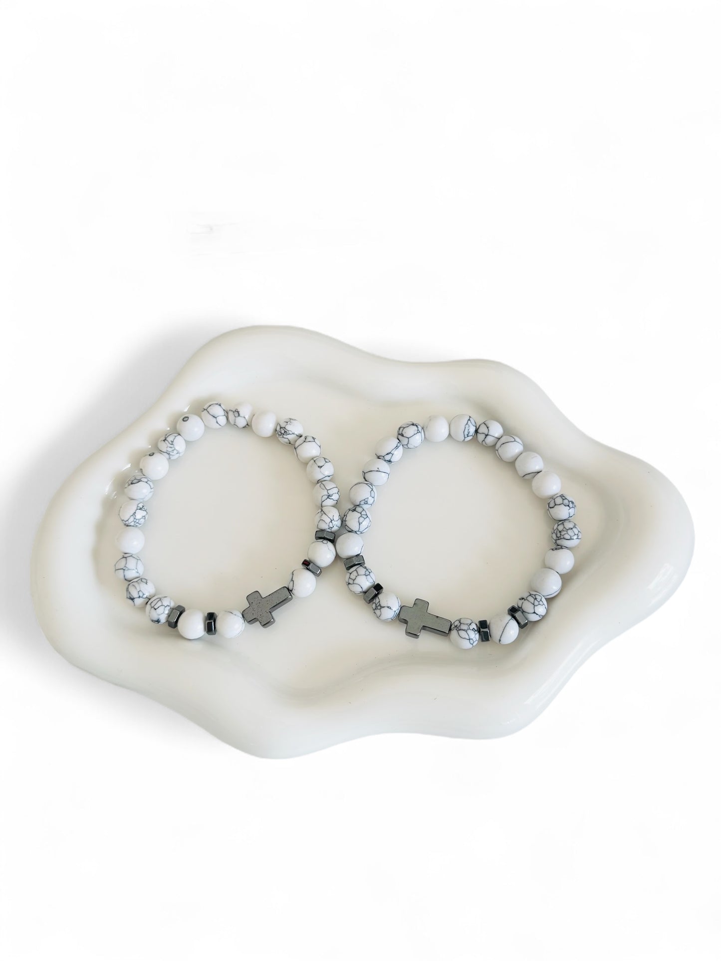 White Marble Bracelet