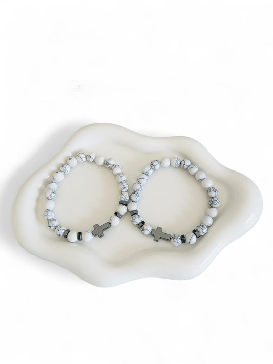 White Marble Bracelet