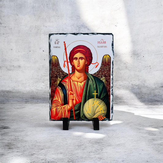Archangel Michael Slate Tile