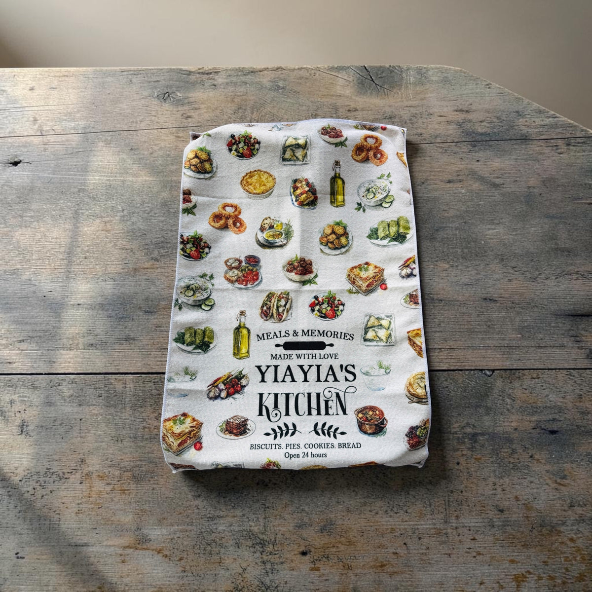 Yiayia's Kitchen Tea Towel