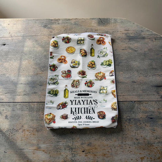Yiayia's Kitchen Tea Towel