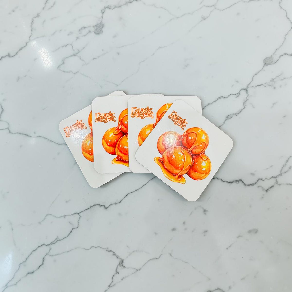 Loukoumades Coasters
