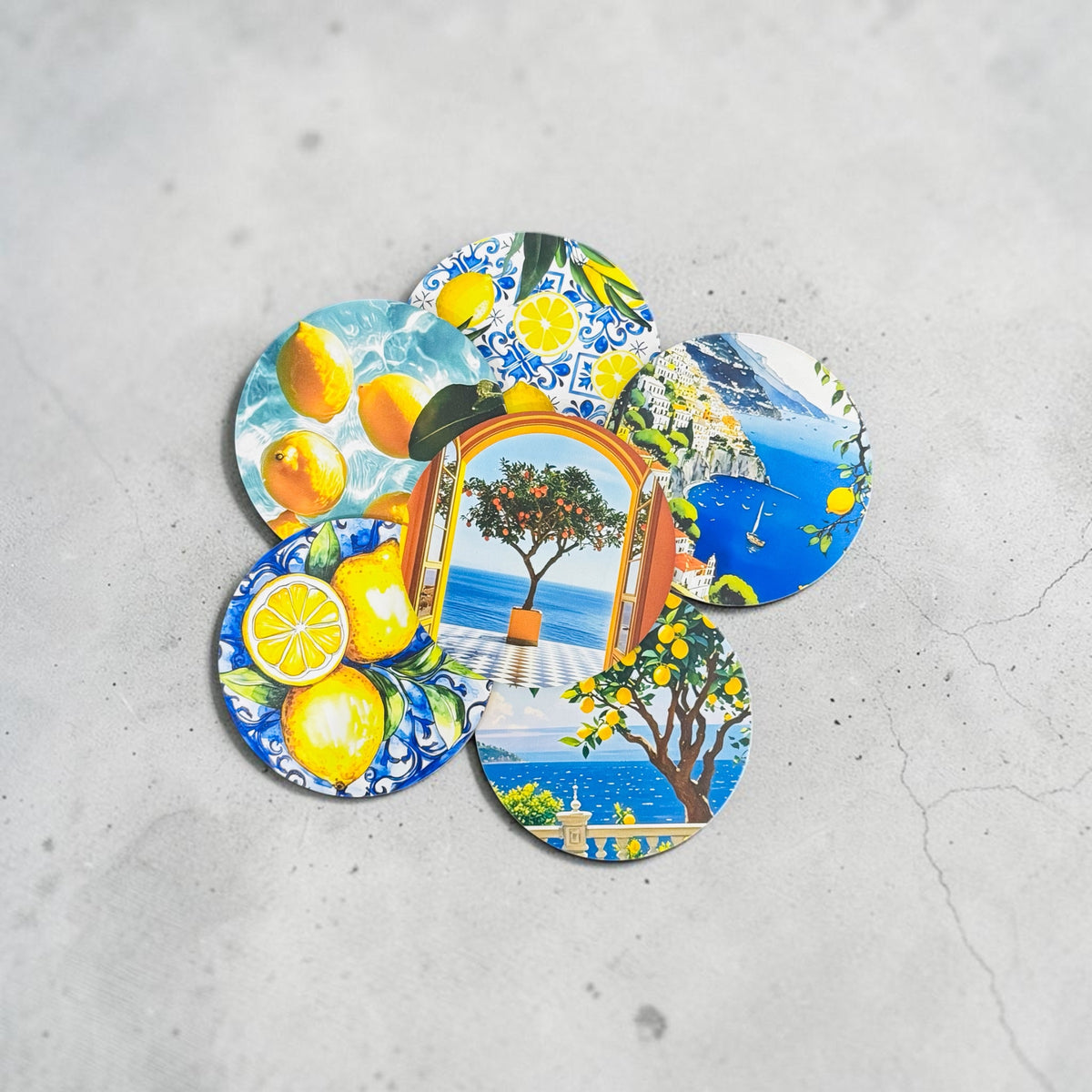 Lemon Zest Coasters