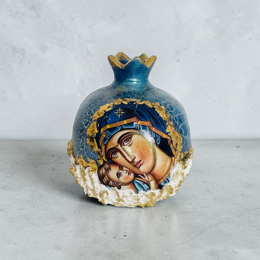 Panagia Blue & White Pomegranate